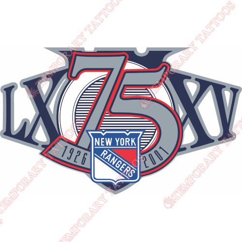 New York Rangers Customize Temporary Tattoos Stickers NO.245